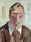 Ritratto di un'anima turbata, anni '50, dipinto a olio, con cornice, Immagine 9