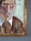Ritratto di un'anima turbata, anni '50, dipinto a olio, con cornice, Immagine 7