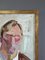 Portrait of a Troubled Soul, 1950s, Oil Painting, Framed 6