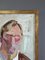 Ritratto di un'anima turbata, anni '50, dipinto a olio, con cornice, Immagine 6