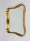 Espejo austriaco de madera dorada de Max Welz Vienna, años 40, Imagen 8