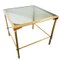 Vintage Brass Side Table with Smoke Glass, 1970s, Image 11