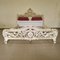 French Baroque Hand Carved Bedroom Set in White, Set of 5 2