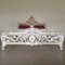 French Baroque Hand Carved Bedroom Set in White, Set of 5 6