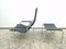 Set of Armchair with Stool in Real Leather by Strässle Hans Eichenberger, 1976 3