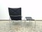 Set of Armchair with Stool in Real Leather by Strässle Hans Eichenberger, 1976 11