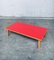 Mid-Century Red Coffee Table, Belgium, 1950s, Image 7