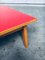 Mid-Century Red Coffee Table, Belgium, 1950s 18