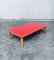 Mid-Century Red Coffee Table, Belgium, 1950s 1