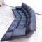 Cloud 7 Leather Sofa in Black from Bretz 7