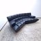 Cloud 7 Leather Sofa in Black from Bretz 3