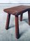Carved Oak Side Table, 1940s, Image 4
