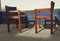 Set of Mid-Century Cubist Teak Armchairs by Erik Kirkegaard for Høng, 1960s, Image 2