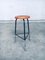 Industrial Green Tripod Stool Set, Belgium, 1950s, Set of 2 7