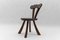 Rustic French Provincial Sculptured Chair in the style of Alexandre Noll, 1960s, Image 3