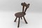 Rustic French Provincial Sculptured Chair in the style of Alexandre Noll, 1960s 4