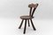 Rustic French Provincial Sculptured Chair in the style of Alexandre Noll, 1960s, Image 1