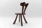 Rustic French Provincial Sculptured Chair in the style of Alexandre Noll, 1960s, Image 5
