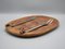 Vintage Danish Cutting Board with Cutlery from Digsmed, 1960s 4