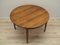 Danish Round Rosewood Table, 1970s 1