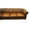 Mid-Century English Chesterfield Leather Modular Corner Sofa, Set of 3 4