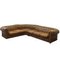 Mid-Century English Chesterfield Leather Modular Corner Sofa, Set of 3 1