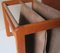 Magazine Rack in Teak and Suede Leather by Aksel Kjersgaard, 1960s 10