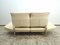 DS 450 Real Leather Sofa Two-Seater in Cream from de Sede, Image 12