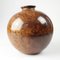 Vintage Vase aus gedrechseltem Holz 3