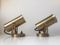 Scandinavian Modernist Brass Wall Lights, 1950s, Set of 2 1