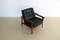 Vintage Sessel aus Teak & Leder, 1960er 10