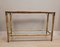 Bamboo, Brass and Glass Console Table from Maison Jansen, France, 1970s 4