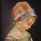 Italian Artist, Portraits, 1950, Oil on Canvases, Framed, Set of 2 8