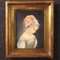 Artiste Italien, Portraits, 1950, Huile sur Toiles, Encadré, Set de 2 11