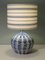 Mid-Century Ceramic Table Lamp with Custom-Made Lampshade, 1960s, Image 3