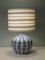 Mid-Century Ceramic Table Lamp with Custom-Made Lampshade, 1960s, Image 2