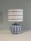 Mid-Century Ceramic Table Lamp with Custom-Made Lampshade, 1960s 4