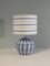 Mid-Century Ceramic Table Lamp with Custom-Made Lampshade, 1960s, Image 4