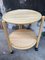 Vintage Danish Foldable Serving Trolley in Beech, 1970s, Image 1