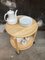 Vintage Danish Foldable Serving Trolley in Beech, 1970s, Image 6