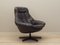 Danish Leather Swivel Armchair by H.W. Klein for Bramin, 1960s, Image 9