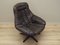 Danish Leather Swivel Armchair by H.W. Klein for Bramin, 1960s, Image 10