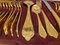 24k Gold Cutlery Set, Germany, 1970s, Set of 70 10