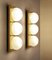 Vintage Gilded Brass and Glass Sconces from Limburg, Set of 3 11