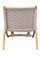 Folding Chair with Wicker Seat by Ebert Wels, 1960s, Image 12