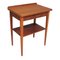 Mid-Century Danish Teak Side Table with Drawer 1