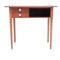 Mid-Century Danish Teak Reception Desk with Two Drawers 1