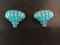 Vintage Murano Wall Sconces with 63 Clear and Blue Prisms, 1990s, Set of 2, Image 3