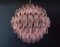 Candelabro esférico de cristal de Murano con 140 vasos rosa, Imagen 13