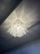 Lampada da soffitto in vetro di Murano con 32 petali Lattimo e vetro trasparente, anni '90, Immagine 8